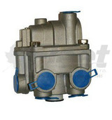 065145-g bobtail valve for heavy-duty tractor air brake systems, 4 port delivery, 4 psi crack pressure, aluminum body