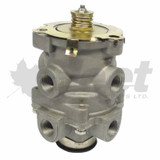 286171-g foot valve dual circuit 3/8 npt supply and delivery ports, pneumatic truck brake valve, fmvs 121 compliant