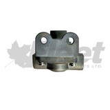 289714-G quick release check valve for truck brake systems, 1/4 and 3/8 npt ports, anti-compounding, cast body, universal fit