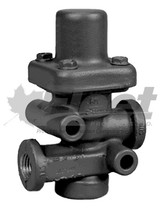 286500-G pressure protection valve for truck/trailer brake systems, 1/4" ports, PR-4 style, 85 PSI close threshold