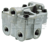 kn28060-g relay valve for trucks and trailers, 4.6 psi crack, 1/2" and 3/8" ports, responsive brake actuation