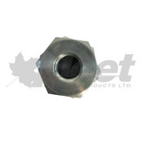 kn23010-g 3/8 check valve for truck air systems, one-way pressure isolation, male-female ports, oem grade brass body
