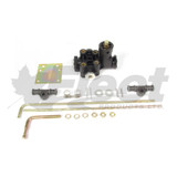 kn27000-g plastic leveling valve with linkage for air suspension, 1/4 npt ports, KN27000, 4640024430, 90555105, 90554241, N20404BE, E4350, E-4350, R304350, R308929A, 334-750, LV27000, N20404B, N20404BC, N20404BD, N20404BK, N20404BW