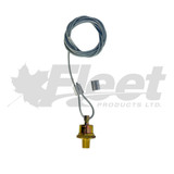 fp12105 manual drain valve for truck/trailer air tanks, 60" pull cable, 1/4" npt male thread, 12105, 12105M1D, R95512105N, FS-5173-6, 170.12105