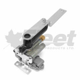 90054007-g leveling valve for truck trailer air suspension, 1/8 npt ports, dual arm, short delay, fuel saving oem fit