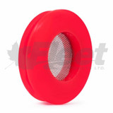 Red Urethane Gladhand Seal W/Filter (RT36012F)