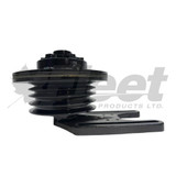 KB791014X reman HT/S Advantage fan clutch for Kenworth T600/T800 with Caterpillar 3406, pneumatic on/off, 4V pulley, OEM fitment.