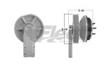 KB799298X Drivemaster fan clutch, reman Caterpillar C11/C13 ACERT Freightliner & Sterling, 8PK pulley, 2.56" pilot. KB799298X Drivemaster fan clutch, reman Caterpillar C11/C13 ACERT Freightliner & Sterling, 8PK pulley, 2.56" pilot.