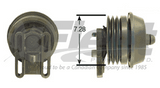 104873X FD-3 Detroit fan clutch, 7.28- pulley, 2.050- pilot, 3.87- bolt circle, pneumatic spring-engaged reman 104873X FD-3 Detroit fan clutch, 7.28- pulley, 2.050- pilot, 3.87- bolt circle, pneumatic spring-engaged reman