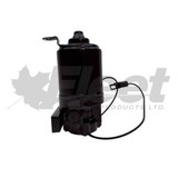 Delco 18015776X plug-in style hydraulic brake booster motor, remanufactured 12V unit for GM TopKick, Kodiak, Blue Bird, Thomas Built, and IHC trucks. Delco 18015776, 6700411L, 6700411M