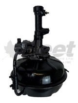 2512076X hydrovac brake booster for IHC trucks, single diaphragm, frame mount, 1/2" ports, 12-3/4" diameter