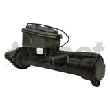 C3510SX Midland reman master cylinder, fits Navistar trucks, dual 5/16" & 1/4" IF outlets, angled reservoir. Midland C3510S, Casting #300406F / 300406 / 30014, OEM #366658C95