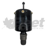 ma15504x reman air spring brake chamber for heavy-duty trucks, lucas style, 3/8 npt, chrome rod, epoxy spring, Haldex: MA15504, MA15514
Ford: 7HU2B651AB, 87HU2B651AB
Midland: KSH202C, KSH202CS007