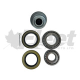 FP605BK trailer bearing and seal kit components laid out Fleet Products: FP605BK (New) | OE: Dexter K71-711-00, National 473332, BK3-200