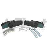 PE1583HK premium air disc brake pads compatible with Haldex DB22LT calipers, graphite-metallic friction material