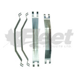 PE1583HK premium air disc brake pads compatible with Haldex DB22LT Haldex ADB1583, Haldex 79022040 / Hendrickson S-305608 / Frasle ESD1583 / Meritor MMD1583AF / Ride Air RADV1583 / Abex ADB1583