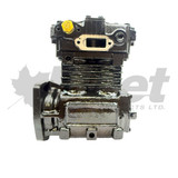 107023X TF-750 CAT air brake compressor for 3406B/3176, 22-tooth spline, 16.5 CFM, remanufactured flange mount 107023X TF-750 CAT air brake compressor for 3406B/3176, 22-tooth spline, 16.5 CFM, remanufactured flange mount