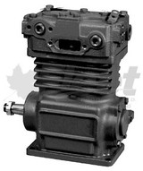 108066X TF-550 Pulley Drive Compressor with 4-hole base, left air inlet, water-cooled for Ford/International fitment