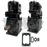 227440X TF-500 compressor, water-cooled, pulley drive, right-side ports, 4-hole base, cross 226978, 227044, 227440, 228357, 228358, 279193, 282262