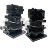286535X TF-501 base mount compressor with right ports, pulley drive, 6-hole, remanufactured air brake part 286535X TF-501 base mount compressor with right ports, pulley drive, 6-hole, remanufactured air brake part
