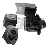 4123520140X - 85mm Wabco Compressor (Long Head) - Water-cooled, flange-mounted air brake compressor WABCO 4123520140, 4123520260, DETROIT DIESEL A4571306715, 4123520140, 4123520147, 4123520150, 4123520260, 4571302415, 4571302615, 4571304415, 4571304515, A4571306715
