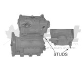 Remanufactured TF-550 CAT Compressor, for CAT 3176, C15, C16, with rear cover studs CAT 1671288, 185-5140, 167-1288 | Bendix 5005790, 109863, 5001533, 5005790, 800594, 5005606, 5005770, 5005791, 5007465, 5007466, 5007467, 800724, K046145