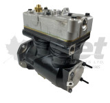 5005875X DF-596 air compressor remanufactured for Detroit Diesel Series 60, Volvo / Mack 20429339, 8113264, 85000064; Detroit Diesel 23515565, 23524143, 3987602; Cummins 5003879, 5004416, 5004417, 5005875, 5005920, 5006407, 5008303, 5011086; Bendix 5005875X, 800595; and Haldex 704067AT, 705795AT.
