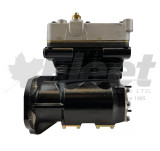 5005875X DF-596 air compressor remanufactured for Detroit Diesel Series 60, Volvo / Mack 20429339, 8113264, 85000064; Detroit Diesel 23515565, 23524143, 3987602; Cummins 5003879, 5004416, 5004417, 5005875, 5005920, 5006407, 5008303, 5011086; Bendix 5005875X, 800595; and Haldex 704067AT, 705795AT.