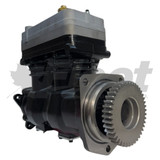 Reman BA-922 twin piston air brake compressor 5013058X for Freightliner, Peterbilt, Kenworth trucks 5013058,  5014427X, 801594, 5011624, 5013058, 5013063, 5013064, CAT 10R-2767, 226-9579, 257-9346