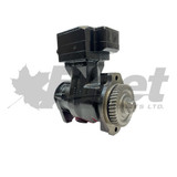 9111530207X 85MM air brake compressor for Cummins engines. OEM replacement, 13T drive, water-cooled. 9111530207, (3558163, 5473184), 9111535200X, 9111530040X, 3969114, 4933780RX, 4936219RX, 4991799, 5272928, 5286970, 5301100