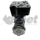 9111530207X 85MM air brake compressor for Cummins engines. OEM replacement, 13T drive, water-cooled. 9111530207, (3558163, 5473184), 9111535200X