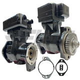 9111530207X 85MM air brake compressor for Cummins engines. Cummins: 4991799, 5272928, 5286970, 5301100, 5473184 | WABCO: 9111530200, 9111530207, 9111530210