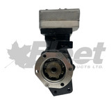 9111545100X air brake compressor, remanufactured for Cummins B-Series, 75mm SS318, flange mount, water-cooled, 15.2 CFM 3955461, 3966513, 4946291, 5286964.