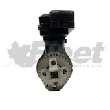 9115150200 WABCO 85MM twin-cylinder air brake compressor Cummins: 3686475, 3686476, 3686476RX, 3687356, 3687356N, 3687356NX, 3687356RX, 3687357, 5663565, 5663565RX, 707115AT, 1650792065 | WABCO: 9115150200, 9115150207
