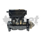 9115150200 WABCO 85MM twin-cylinder air brake compressor Cummins: 3686475, 3686476, 3686476RX, 3687356, 3687356N, 3687356NX, 3687356RX, 3687357, 5663565, 5663565RX, 707115AT, 1650792065 | WABCO: 9115150200, 9115150207