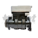 Reman WABCO 9115169220X 75mm twin-cylinder air compressor 9115169220, 9115169230, 9115169227, 9115160123, 9115160123A, 9111516922R, 91115169220, 91115169227 | Cummins 4938827, 4938826, 5633302, 5585420, 5585424, 5585481, 6360422, 321989