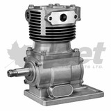 KN7000X EL740 pulley drive air brake compressor with 4-hole base mount, KN7000, EL7000, KN85020, GM (15509071, 15526141, 15534967, 15534968, 15556662, 2259006, 2342842, 2390022, 6511306), Navistar (13369R91, R955KN7000)