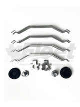 PE1527HK premium air disc brake pads for Haldex DB22 calipers, semi-metallic with abutment clips