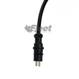 AL919805 ABS sensor extension cable, 9.8 ft straight harness, OE fit for Haldex and Automann ABS systems with 2-pin connectors