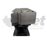9125400040X remanufactured 85mm twin air brake compressor for Cummins ISX engines, ISX 270 flange, 636cc capacity