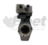 9125400040X remanufactured 85mm twin air brake compressor for Cummins ISX engines, ISX 270 flange, 636cc capacity
