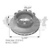 FPS34471 air disc rotor MAXX22T Hendrickson S-34471, S-38765, C-34471, C34471, S-34471, S34471, HENS-34471, Durabrake 76901, Webb 56035PK, 55035PK, 55035P, 55035, Dayton (125500)  FPS34471 air disc rotor MAXX22T Hendrickson S-34471, S-38765, C-34471, C34471, S-34471, S34471, HENS-34471, Durabrake 76901, Webb 56035PK, 55035PK, 55035P, 55035, Dayton (125500)