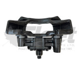 FPKLRG630WCX reman Meritor D-LISA LH air disc caliper w/carrier for MCI buses, fits 22.5" wheels, PE1312HK pad.