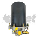 065647WL-G, Model 9 air dryer, 4 line air dryer, 5000457 drop in line, 065647, 065647X, 65647X, 060-065647, Holset QE compressor air dryer, 12V 75W air dryer, 5-stage desiccant air dryer, transit fleet air dryer, commercial truck air dryer