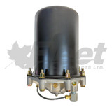065647WL-G, Model 9 air dryer, 4 line air dryer, 5000457 drop in line, 065647, 065647X, 65647X, 060-065647, Holset QE compressor air dryer, 12V 75W air dryer, 5-stage desiccant air dryer, transit fleet air dryer, commercial truck air dryer