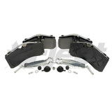 E29319HK air disc brake pads compatible with SAF-Holland P89, P89 Plus, and ST7 calipers for trailer axle brake systems. 03057000603, SBS2220K0, SSR965