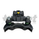 FP40195038WC-G new air disc brake caliper with RH IMT carrier WABCO 640195038A, 640195038R, 40195038, 650-40195038, 40195018, 6401950002, 6401950690, 6401950720, 6401950860, 6401950960 | DAF 0877931, 877931, 866217 | Paccar 0877931 | SAF 4080003200, 3080001801, 3080003220, 3080007221 | Scania 2093075 | Volvo WA40195038 | Gigant 709285202