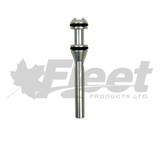 61W12OFT OEM Paccar MX13 oil feed tube for Wabco compressors 9122180020X and 9125181030X with integrated seal.