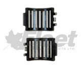 FPKMAXX22T WABCO MAXX22T trailer caliper major repair kit with pins, shaft housing, adjuster, bearings, seals, cover, and grease.