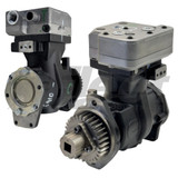 WABCO 9121400520X air compressor for Cummins ISX15/X15 5558790, 9121400520, 9121400120, 3690864, 3687343, 3689649, 4318220RX, 3685918, 3690865RX, 4318219, 9111530190, 911153019R, 5273898, 81600560, 2T2100759B, 3999917, 1650320008, 1650790008, 3685608, 3687344, 3689648, 3690864RXCUM, 9111530197X, 701497AT, KGM55450